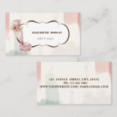 Backofen Beutel, Wasserfarbenpinselstrich Visitenkarte (Vorne/Hinten)