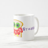 Backofen Brot Frühstück Kaffeetasse (VorderseiteRechts)