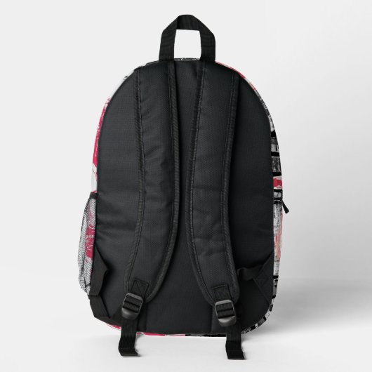 Backpack – Abstract Land Bedruckter Rucksack (Rückseite)