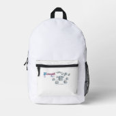 Backpack Bedruckter Rucksack (Vorderseite)