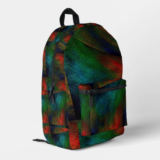 Backpack "Blend von Herbst und Winter" Bedruckter Rucksack (Rückseitige Ecke links)