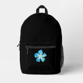 BACKPACK-BLUME-DESIGN-STIL BEDRUCKTER RUCKSACK