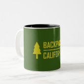 Backpack California Zweifarbige Tasse (Vorderseite Links)