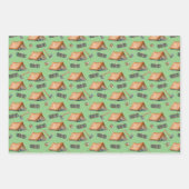 Backpack Camping Muster-Tasse für Zelt-Bushcraft Geschenkpapier Set (Vorderseite)