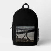 BACKPACK COOL ÖKO STYLE-DESIGN BEDRUCKTER RUCKSACK (Vorderseite)