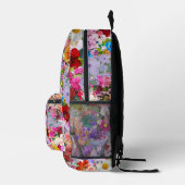 backpack flowers bedruckter rucksack (Rechts)