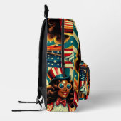 Backpack für American Pop Art Designer Bedruckter Rucksack (Links)