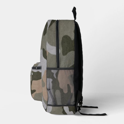 Backpack für grüne Boys Camouflage Bedruckter Rucksack (Rechts)