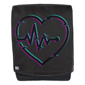 Backpack für Herz-Karo Rucksack (Vorderseite)