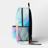 Backpack für individuelle Name Pastel Gefärbte Kra Bedruckter Rucksack (Rechts)