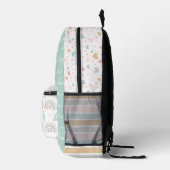 Backpack für Patchwork Hearts Rainbow Girls Bedruckter Rucksack (Rechts)