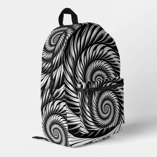 Backpack für zeitgemäßes Design Bedruckter Rucksack (Rückseitige Ecke links)