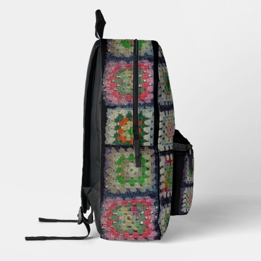 Backpack - Granny Square Crochet Pattern Bedruckter Rucksack (Links)