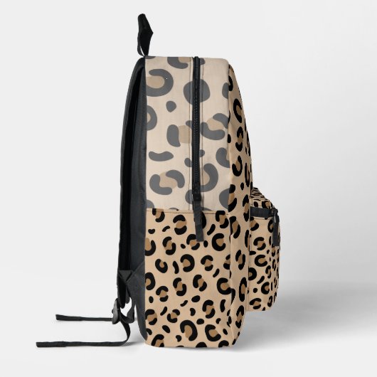 Backpack in a digital textile leopard pattern bedruckter rucksack (Links)