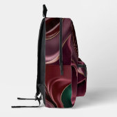 Backpack in stylish abstract graphic bedruckter rucksack (Links)