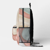Backpack in stylish abstract graphic bedruckter rucksack (Rechts)