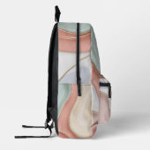 Backpack in stylish abstract graphic bedruckter rucksack (Links)