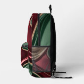 Backpack in stylish abstract graphic bedruckter rucksack (Rechts)