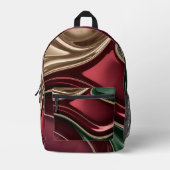 Backpack in stylish abstract graphic bedruckter rucksack (Vorderseite)