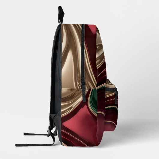 Backpack in stylish abstract graphic bedruckter rucksack (Links)