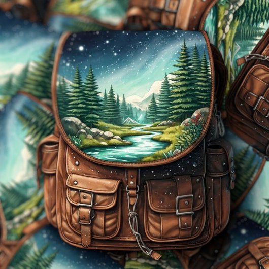 Backpack Lake Vinyl Sticker | Die-Cut Sticker