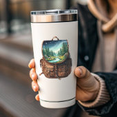 Backpack Lake Vinyl Sticker | Die-Cut Sticker