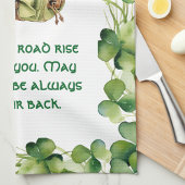 Backpack May the Road Rise Irish Saint Patrick's Geschirrtuch