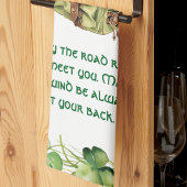Backpack May the Road Rise Irish Saint Patrick's Geschirrtuch
