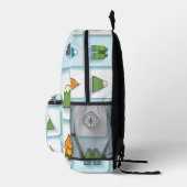 Backpack mit Mini Explorer Icons Bedruckter Rucksack (Rechts)