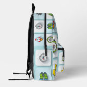 Backpack mit Mini Explorer Icons Bedruckter Rucksack (Links)