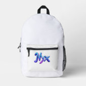 Backpack NYX  Bedruckter Rucksack (Vorderseite)