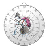 Backpack Snowman Dartboard Dartscheibe (vorne)