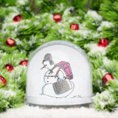 Backpack Snowman snow globe Schneekugeln (Weihnachten)