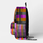 Backpack - Stripe Tri-Gradient Edge Bedruckter Rucksack (Rechts)