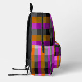 Backpack - Stripe Tri-Gradient Edge Bedruckter Rucksack (Links)