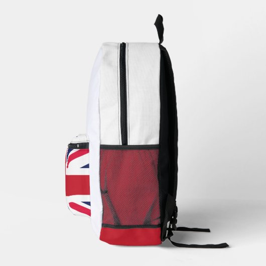 Backpack | UK Flag Simple Design Bedruckter Rucksack (Rechts)