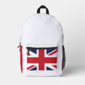 Backpack | UK Flag Simple Design Bedruckter Rucksack (Vorderseite)