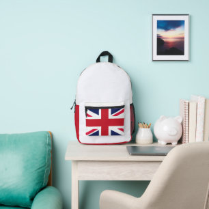 Backpack   UK Flag Simple Design Bedruckter Rucksack