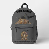 Backpack von James Michael Miller Bedruckter Rucksack (Vorderseite)