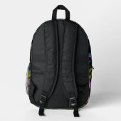 Backpack "Where the Stars Out" Bedruckter Rucksack (Rückseite)