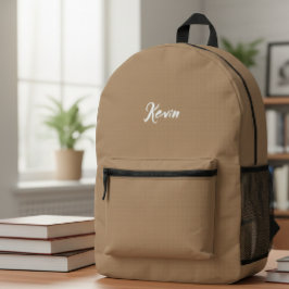 Backpack with initials of the name, school bag bedruckter rucksack