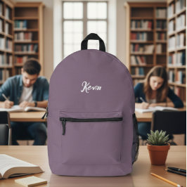 backpack with initials of the name, school bag bedruckter rucksack