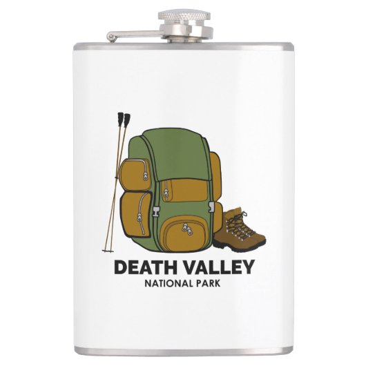 Backpack zum Death Valley National Park Flachmann (Vorderseite)