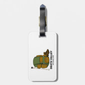 Backpack zum Death Valley National Park Gepäckanhänger (Rückseite vertikal)