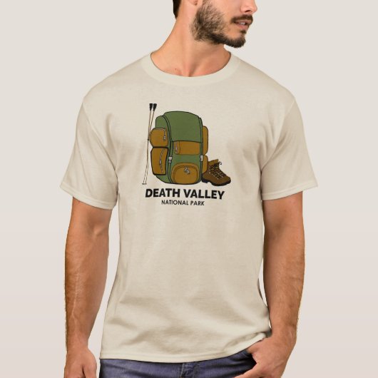 Backpack zum Death Valley National Park T-Shirt (Vorderseite)