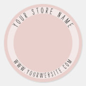 Backpackaufkleber Runder Aufkleber (Vorderseite)