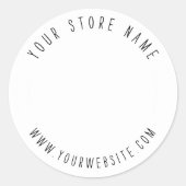 Backpackaufkleber Runder Aufkleber (Vorderseite)