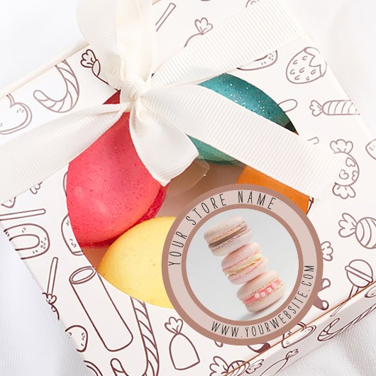 Backpackaufkleber Runder Aufkleber