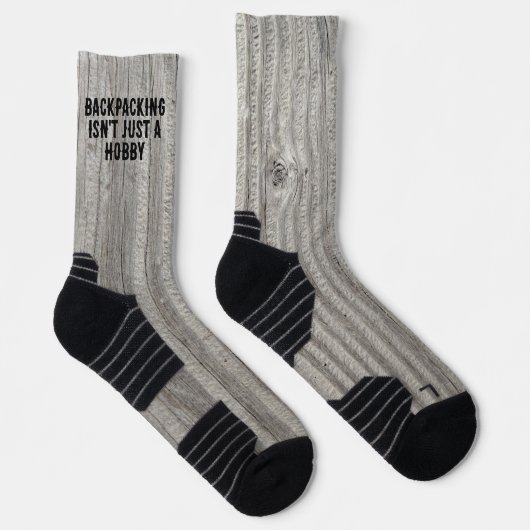 Backpacken ist eine Schulung für die Apokalypse Socken (Rechts)