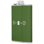 Backpacken macht Sie glücklich Flachmann (Links)